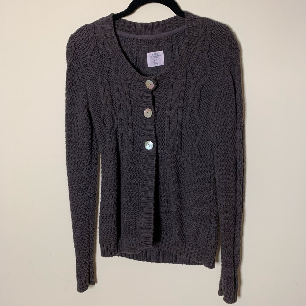 H&M Brown Knit Long Sleeve Sweater Size Small